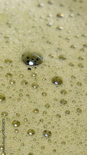 Matcha Foam Macro Series