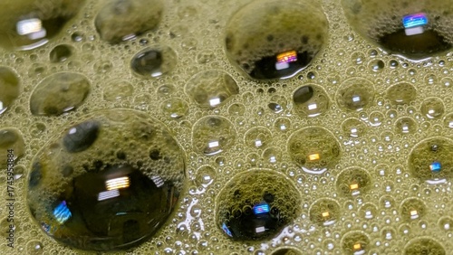 Matcha Foam Macro Series