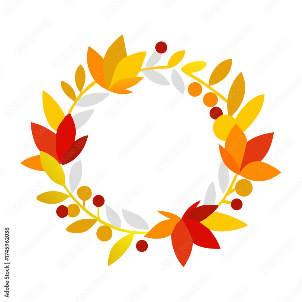 Fototapeta premium floral and leaf,
