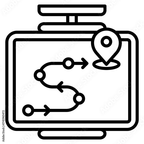 Gps Screen Icon
