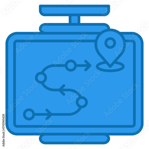 Gps Screen Icon