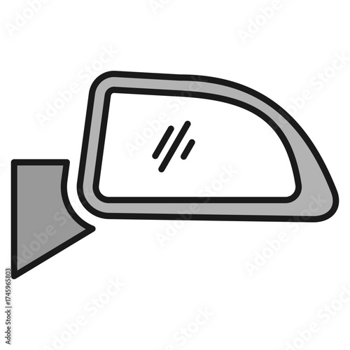 Side Mirror Icon