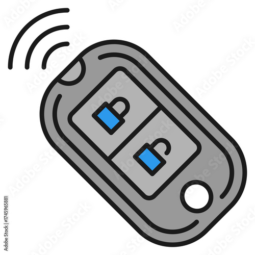Remote Key Icon