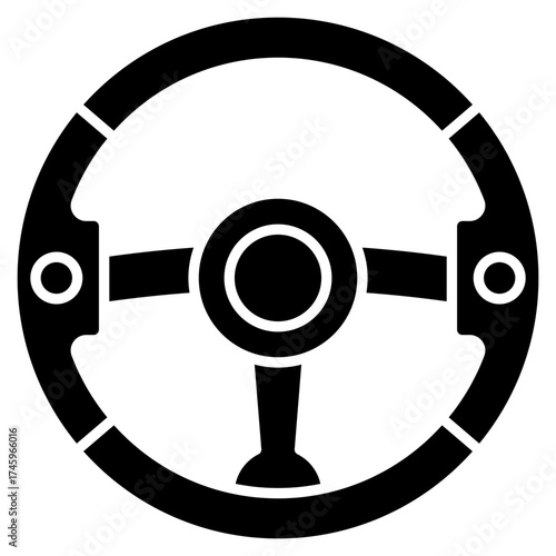 Steering Wheel Icon