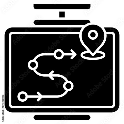 Gps Screen Icon