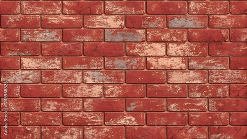 red brick wall texture