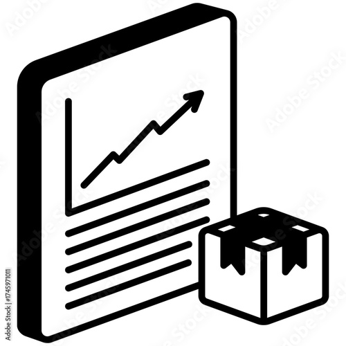Demand Mini Illustration Isometric Icon. Use For Modern Concept, Print, Ui, Ux Kit, Web And App Development. Vector Related To Market, Business, Finace
