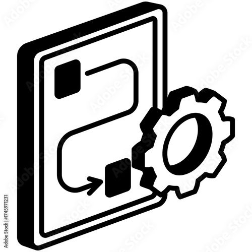 Method Mini Illustration Isometric Icon. Use For Modern Concept, Print, Ui, Ux Kit, Web And App Development. Vector Related To Market, Business, Finace