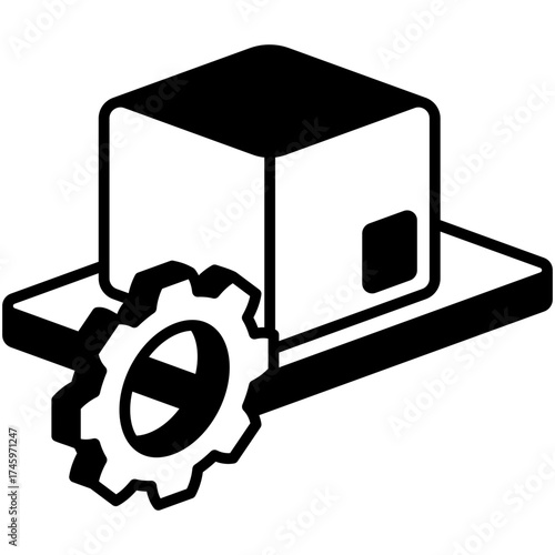 Prototype Mini Illustration Isometric Icon. Use For Modern Concept, Print, Ui, Ux Kit, Web And App Development. Vector Related To Market, Business, Finace