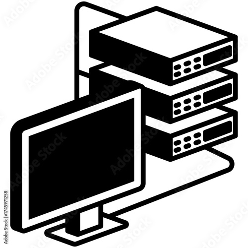 Network Mini Illustration Isometric Icon. Use For Modern Concept, Print, Ui, Ux Kit, Web And App Development. Vector Related To Market, Business, Finace
