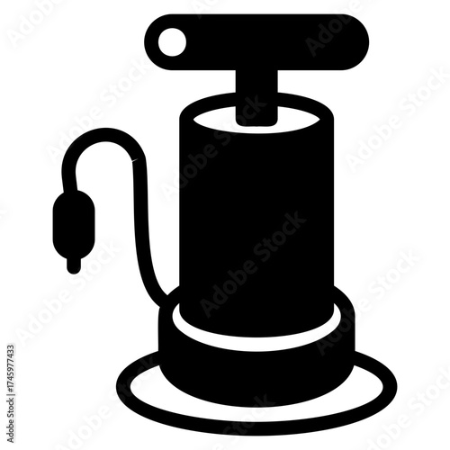Bike pump icon