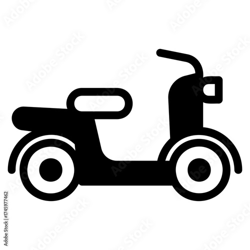Electric bike icon