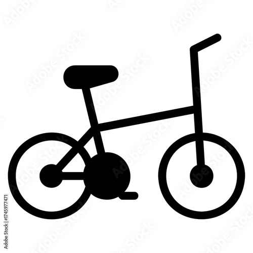 Folding bike icon