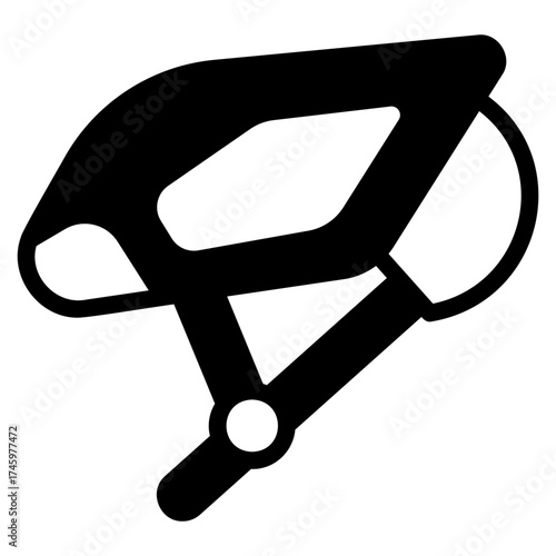 Cycling helmet icon