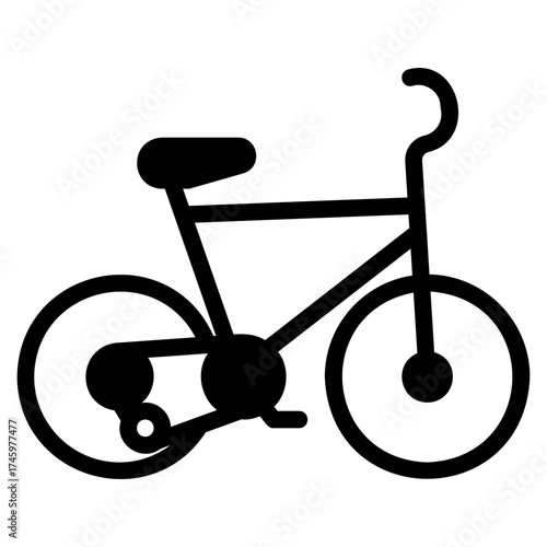 Hybrid bike icon