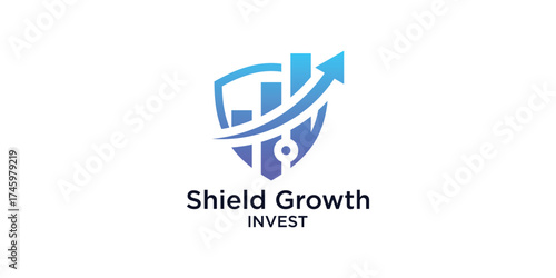 Shield Growth Invest Logo – Secure Finance and Investment Technology Symbol
