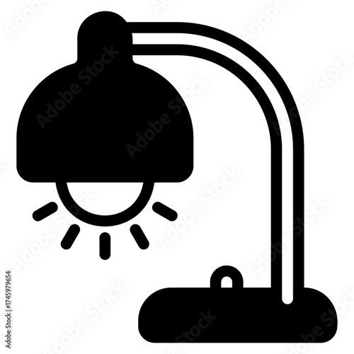 Reading lamp icon