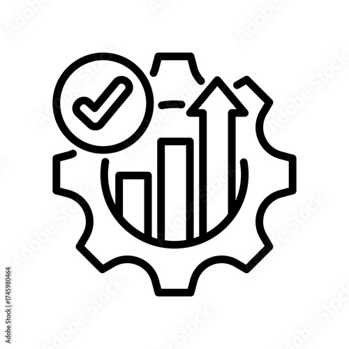 Productivity line icon
