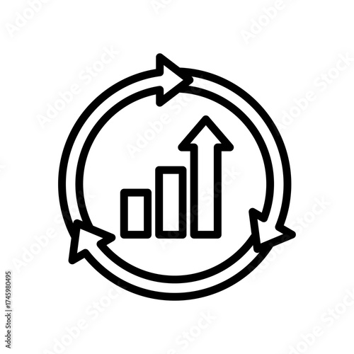 Continuous Improvement line icon