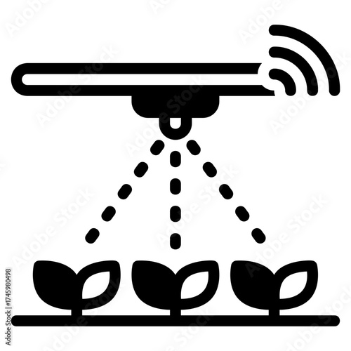 Smart irrigation icon
