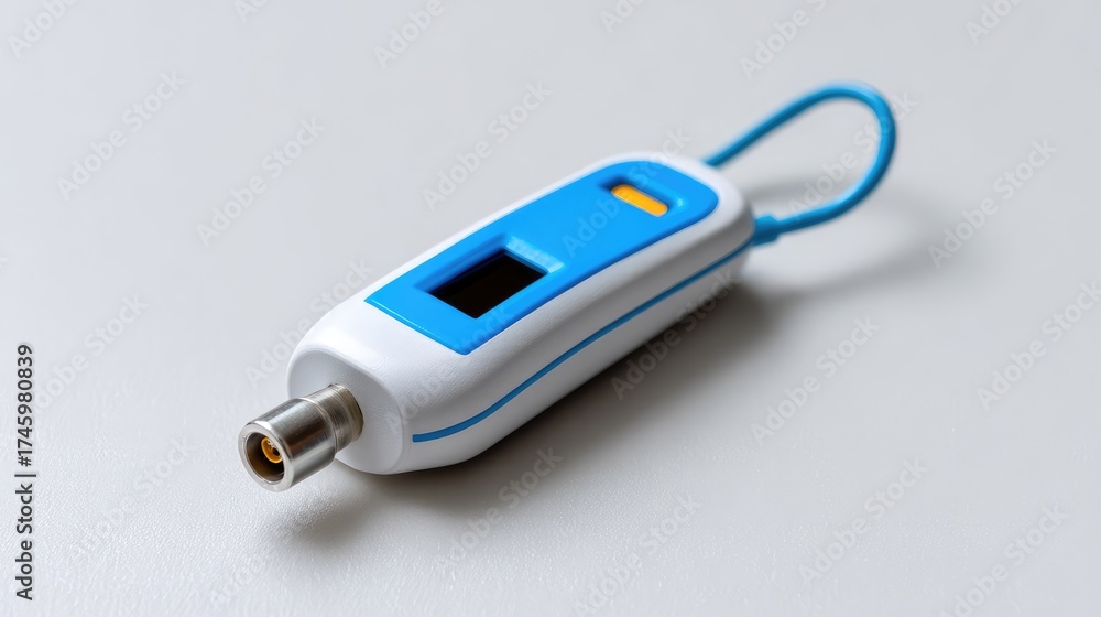 Fototapeta premium Compact and Innovative Device for Measuring with Advanced Features and Ergonomic Design for Professional and Personal Use in Various Applications