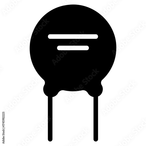 Ceramic capacitor icon