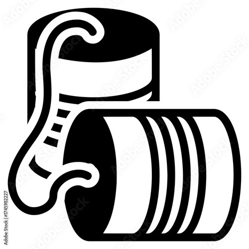 Tin can telephone icon