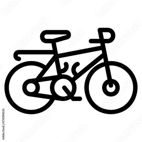 Touring bike icon