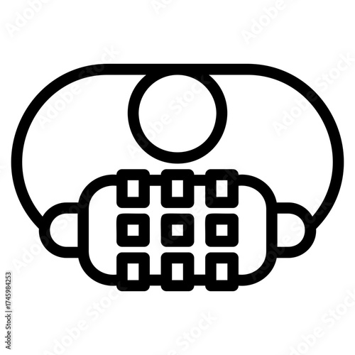 Bike lock icon
