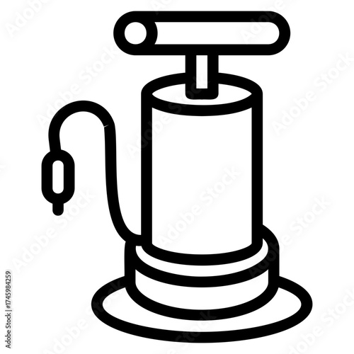 Bike pump icon