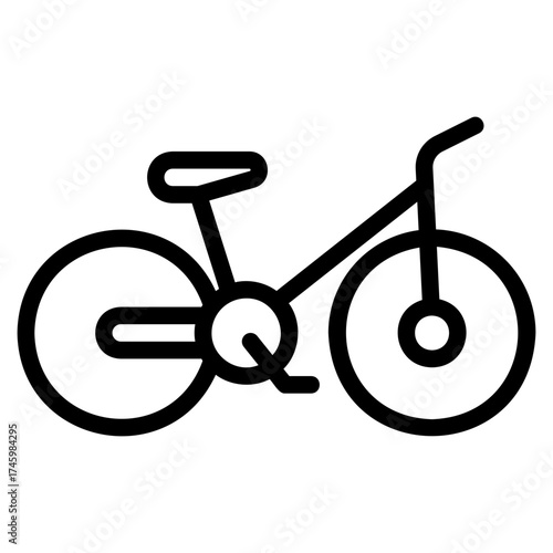 Kids bike icon