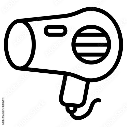 Hair dryer icon