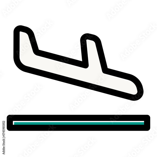arrival sign icon