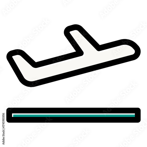 departure sign icon