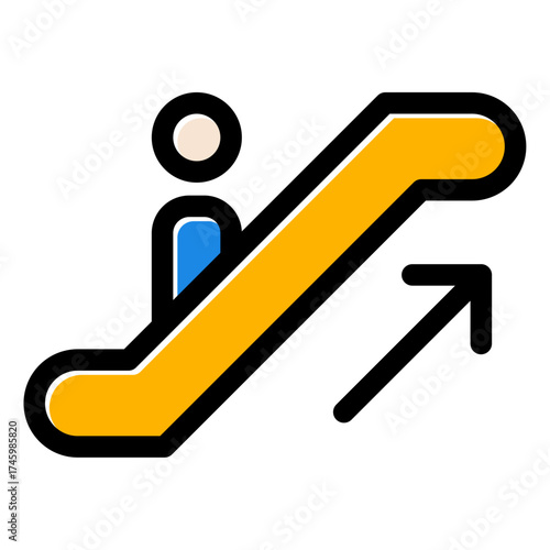 escalator up icon