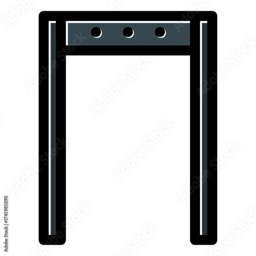 aviation security gate icon