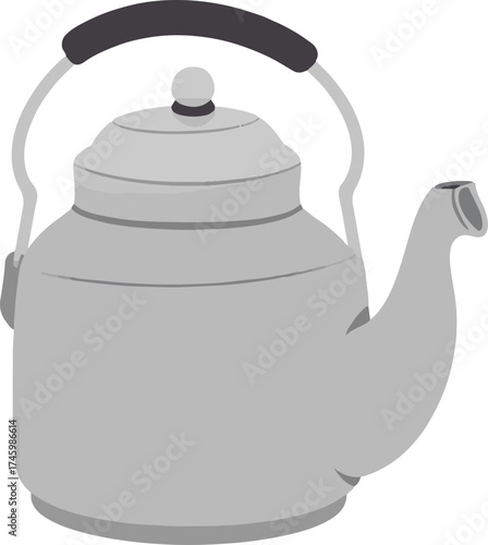 teapot isolated on white
