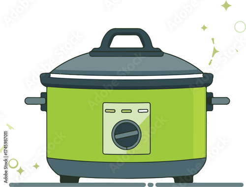 electric kettle vector illustration