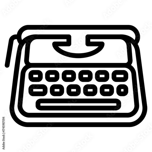 Typewriter icon