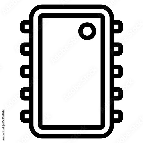 Integrated circuit icon