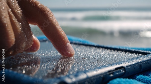 Waterproof tablet beach use