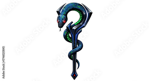 Serpent Staff A Mystical Artifact of Power and Intrigue 1.
