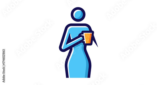 woman holding coffee enjoying a relaxing moment in a minimalist home promoting wellness and mindfulness ideal for health and lifestyle blogs