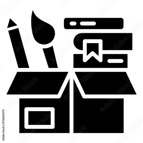 Study Materials glyph icon