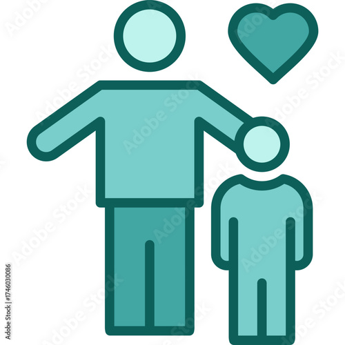 Paternal Love solid icon