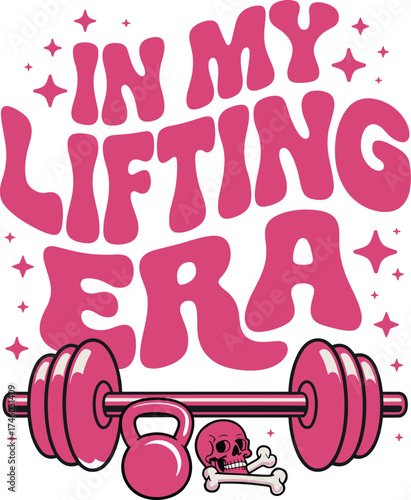 In My Lifting Era. Vector EPS