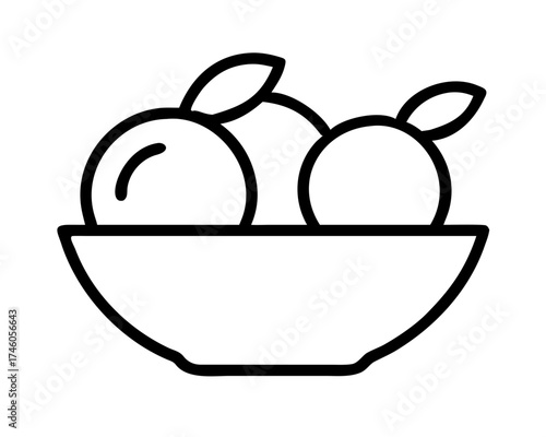 Bowl of oranges, a healthy and fresh fruit