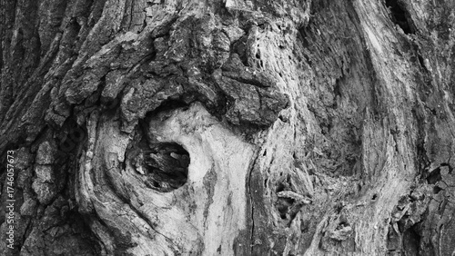 Fototapeta Naklejka Na Ścianę i Meble -  Tree trunk in the forest on a summer day.