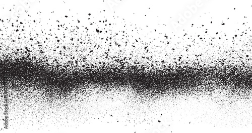 Dirty or dust film grain speck grit grunge overlay on white background grain noise grain dot white paper noise texture with distress effect vector illustration 