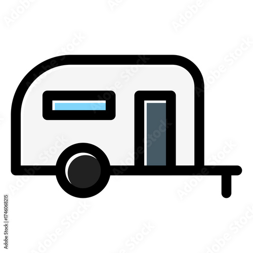 caravan truck icon